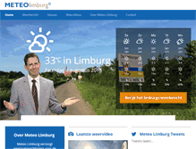 Tablet Screenshot of meteolimburg.nl